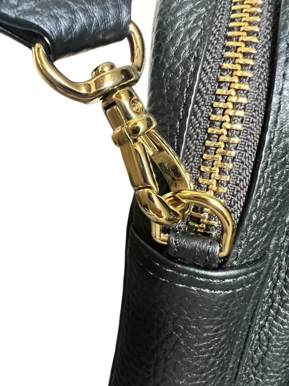 Bandolier Dillon Crossbody Bag in Black and Gold - Picture 13 of 16